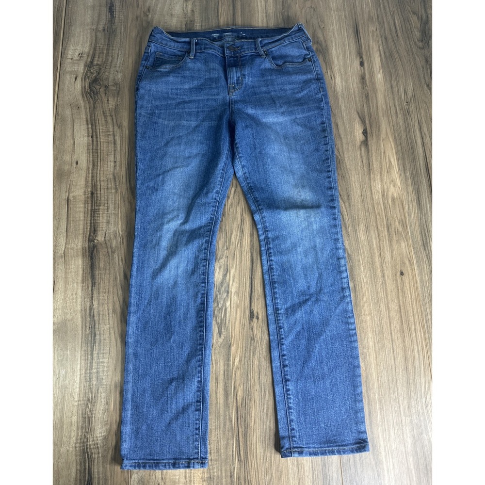 Old Navy Women's Straight Fit Jeans Size 6 Short Blue
